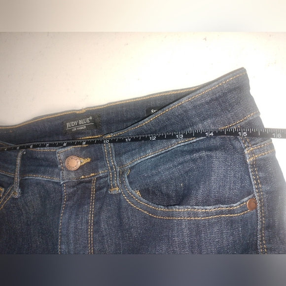 Judy Blue High-Rise Back Yoke Skinny Jeans Dark Wash 9/29 Fav Denim Chic LikeNew - Picture 12 of 12